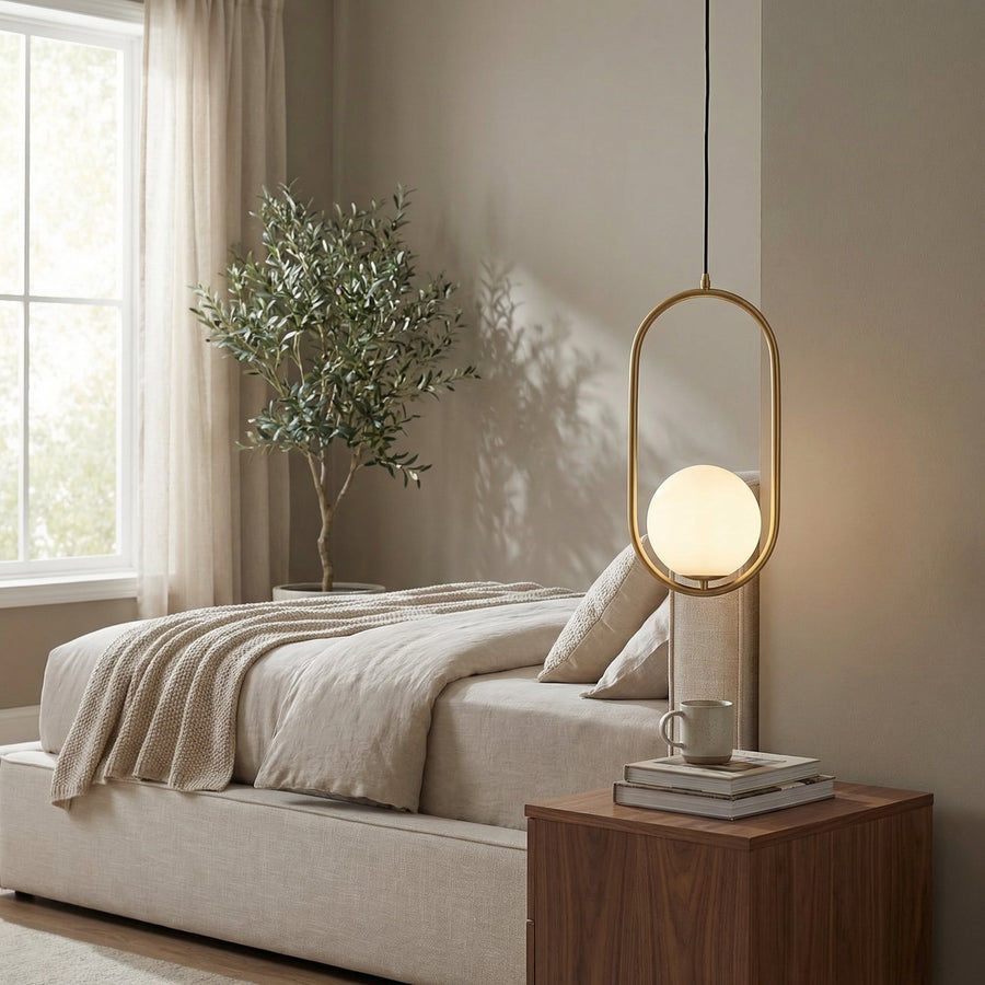 Nordic Oval Frame Pendant Light