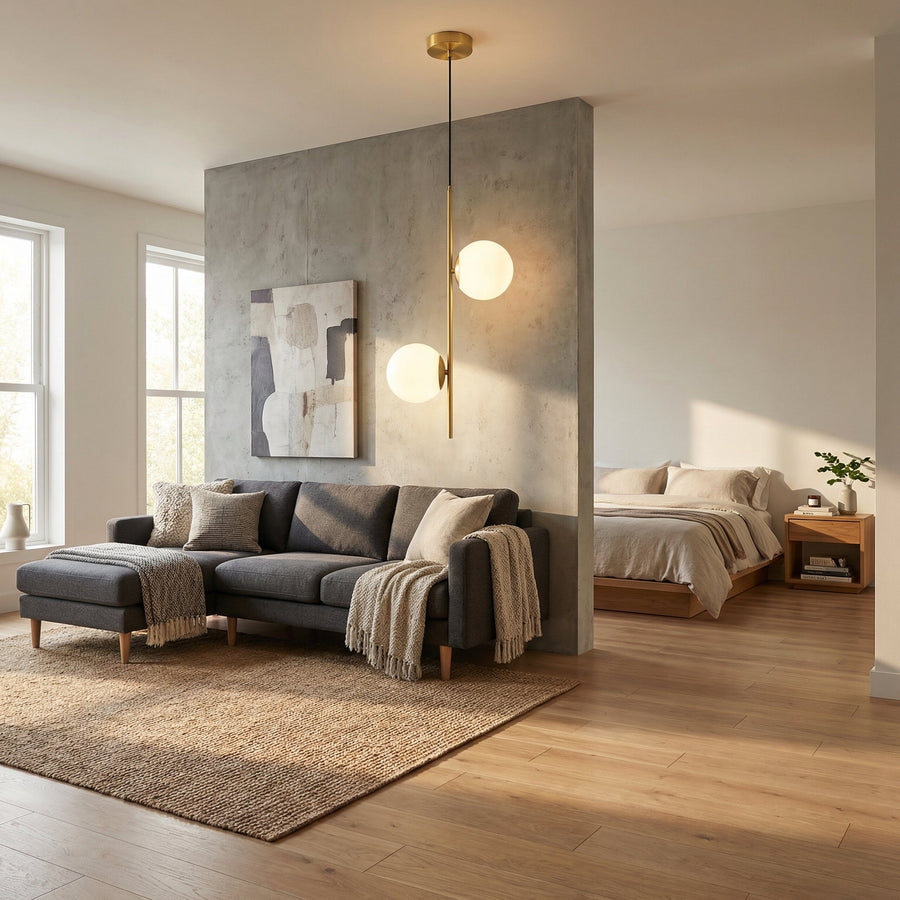 Nordic Dual Globe Pendant Light