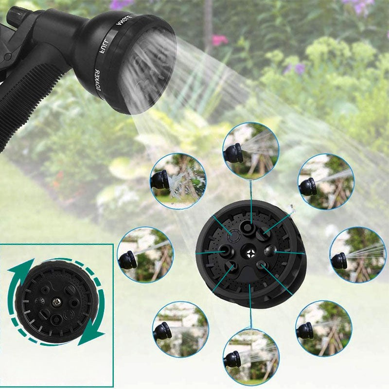 Expandable Garden Hose with Spray Nozzle Flexible Water Pipe