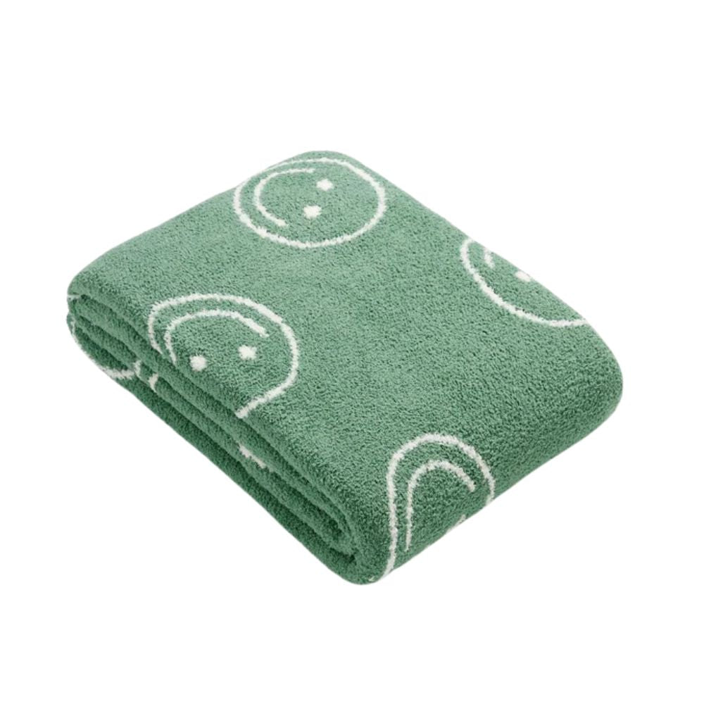 Smiley Face Plush Blanket