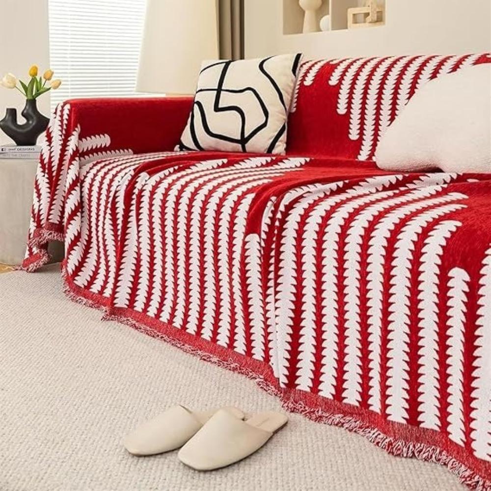 Modern Monochrome Fern Couch Cover