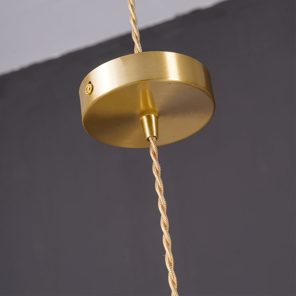 Vintage Hibiscus Pendant Light
