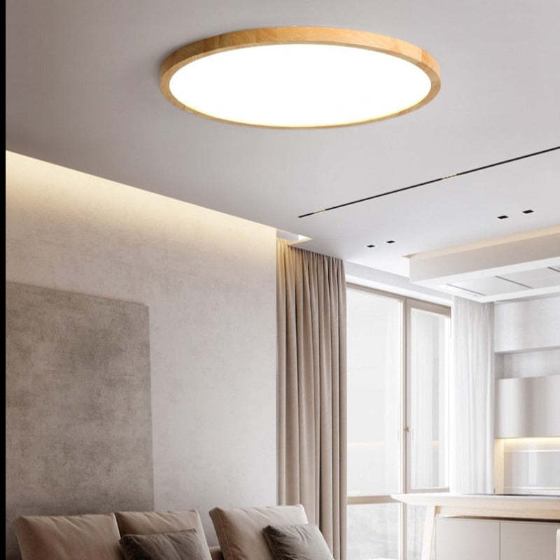 Japanese‑Inspired Ceiling Light Slim Round LED Design
