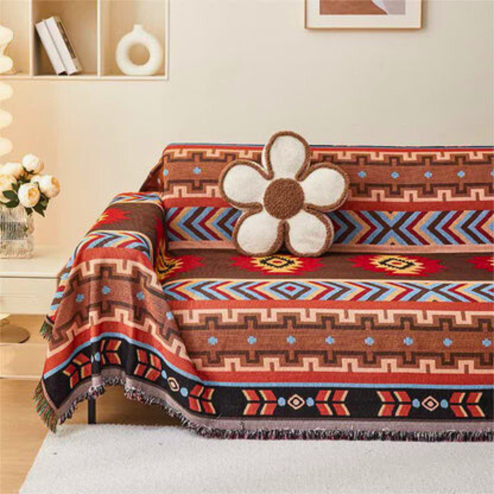 Boho Geometric Beauty Couch Cover