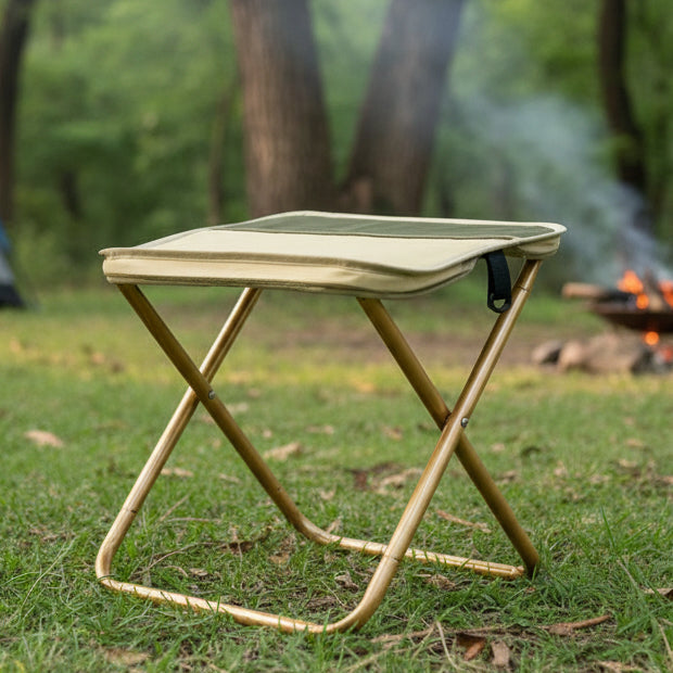 Foldable Camping Stool with Carry Bag Portable Seat Chair