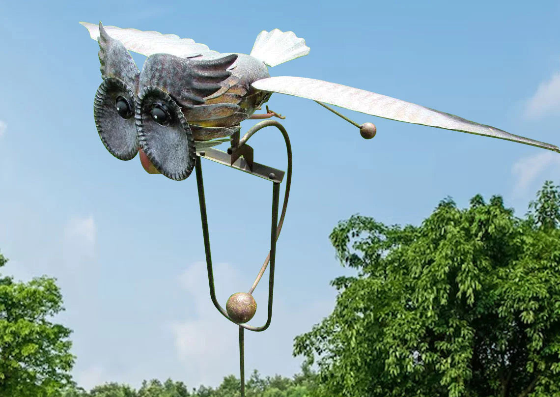 Garden Wind Spinner Outdoor Rotating Garden Ornament