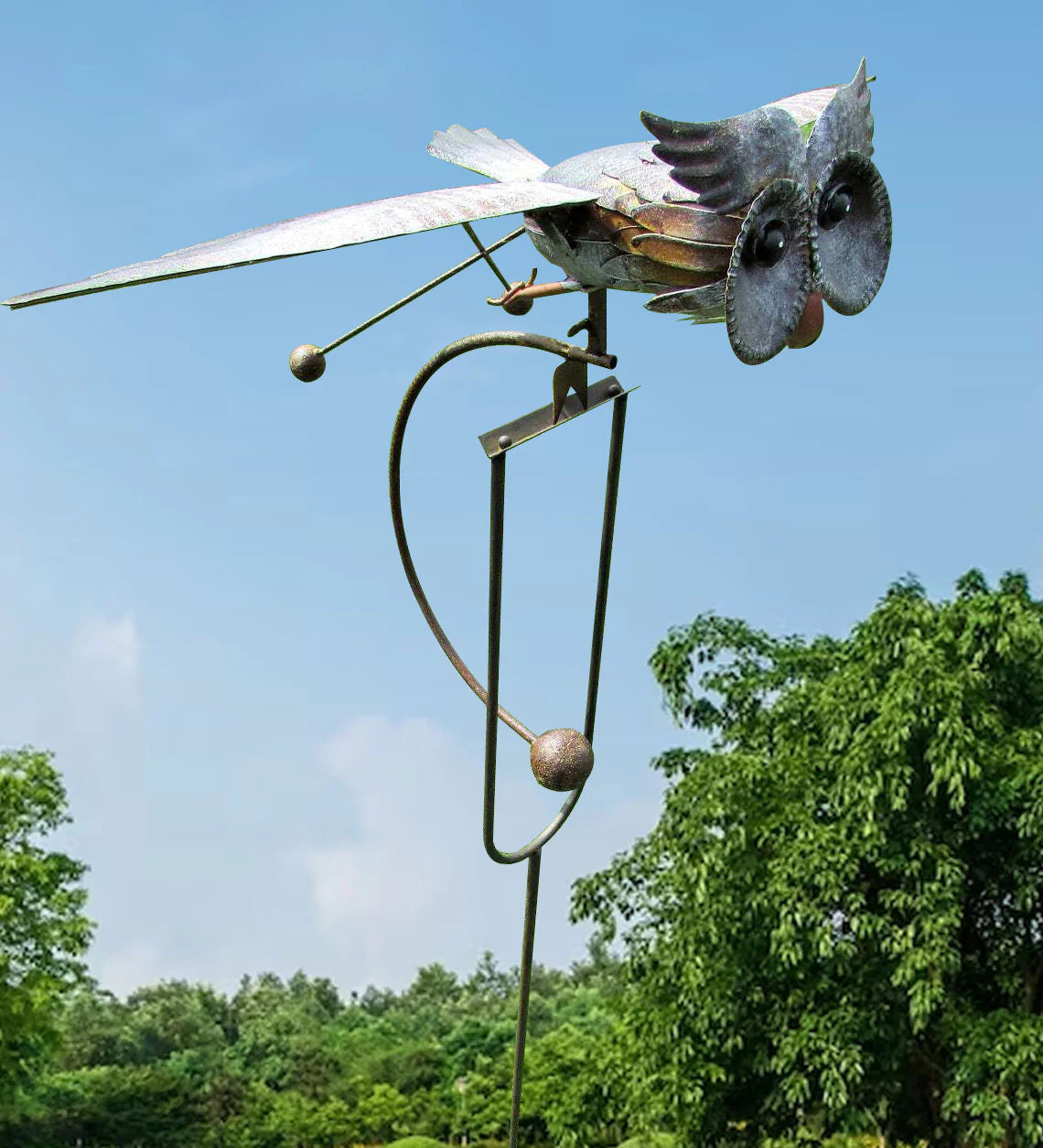 Garden Wind Spinner Outdoor Rotating Garden Ornament
