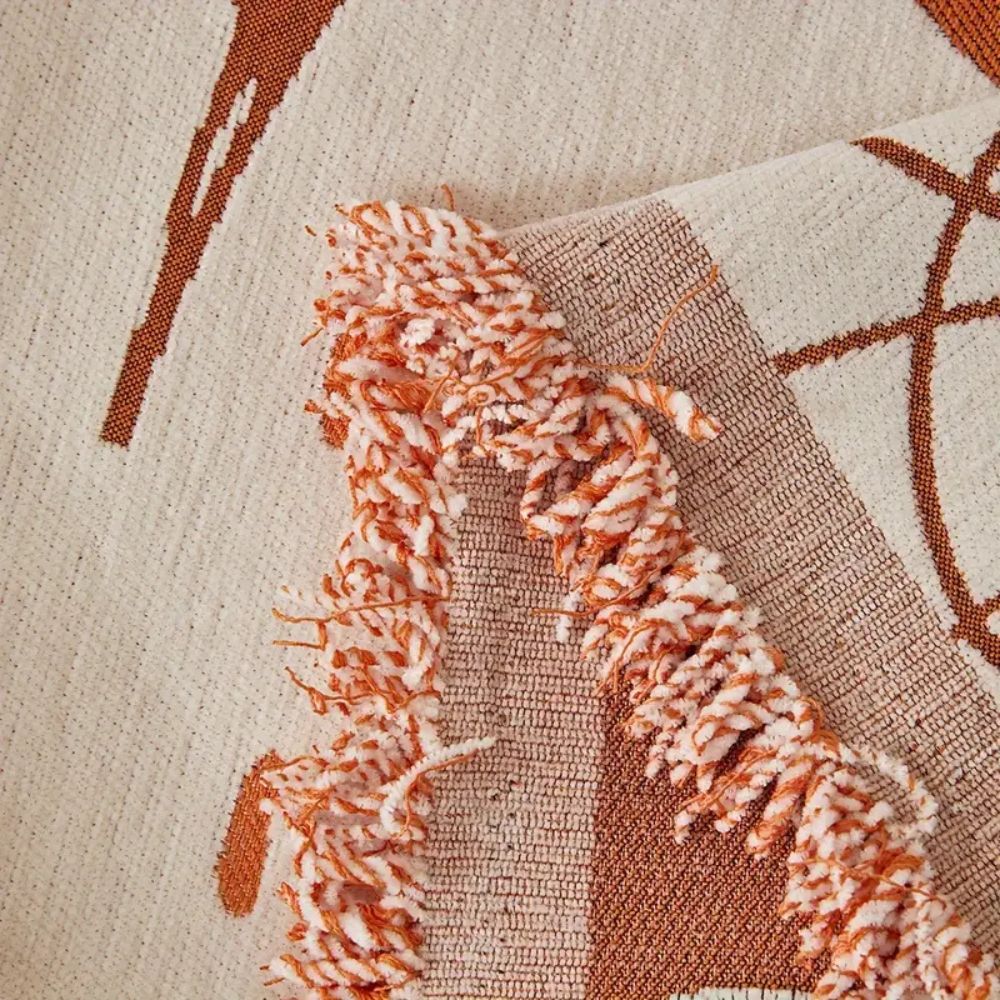Floral Essence Chenille Couch Wrap