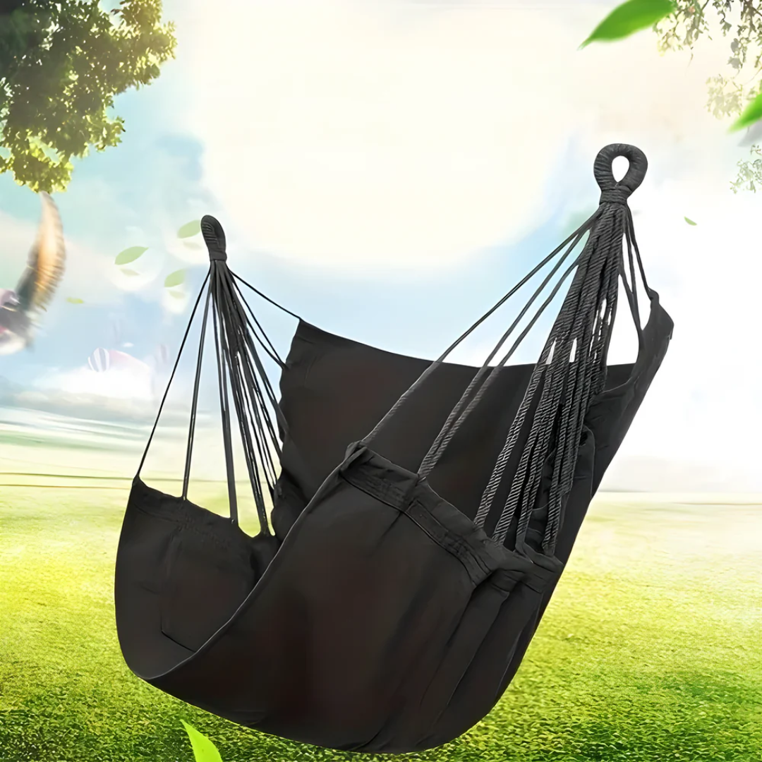 Hanging Hammock Chair Cotton Rope Swing Seat Outdoor