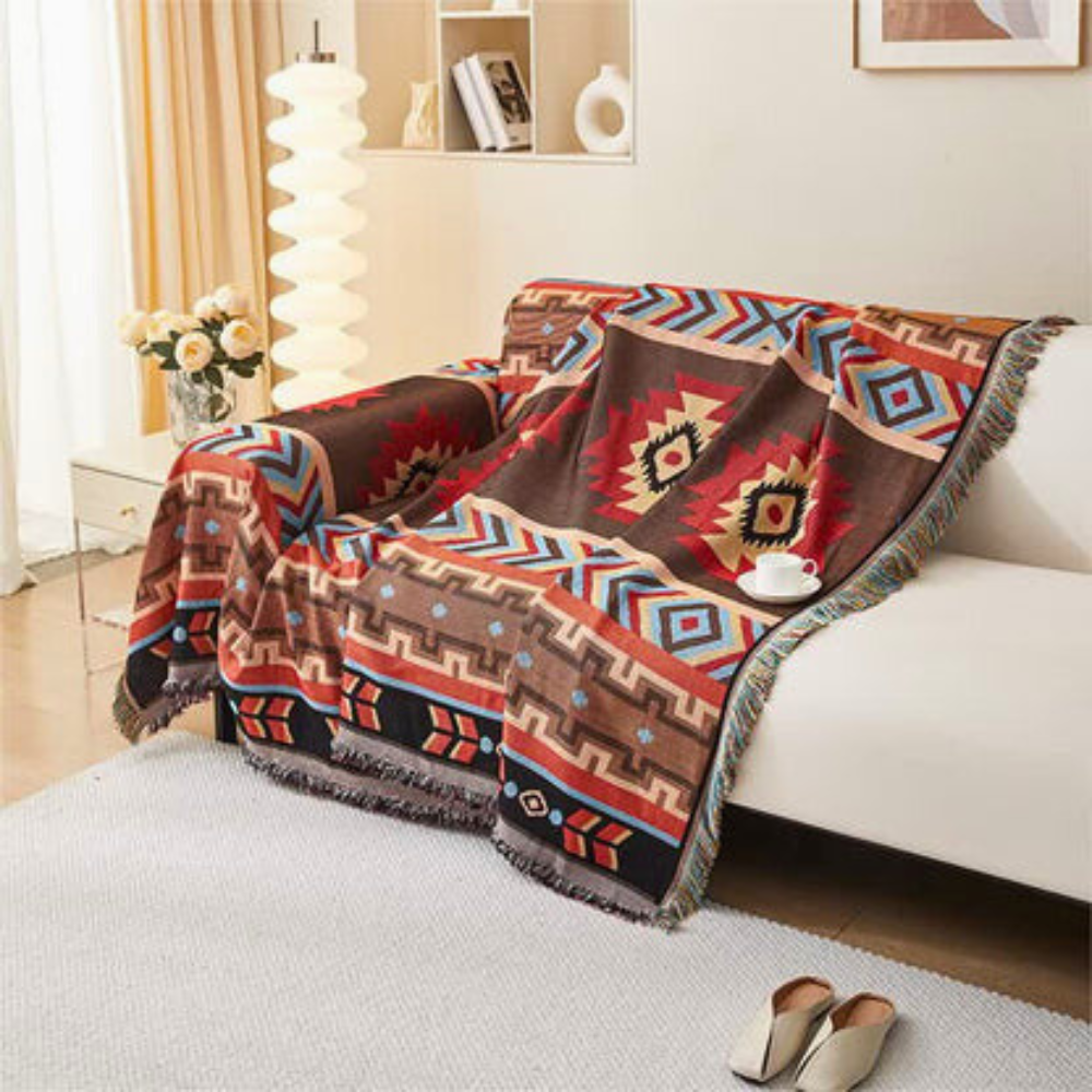 Boho Geometric Beauty Couch Cover