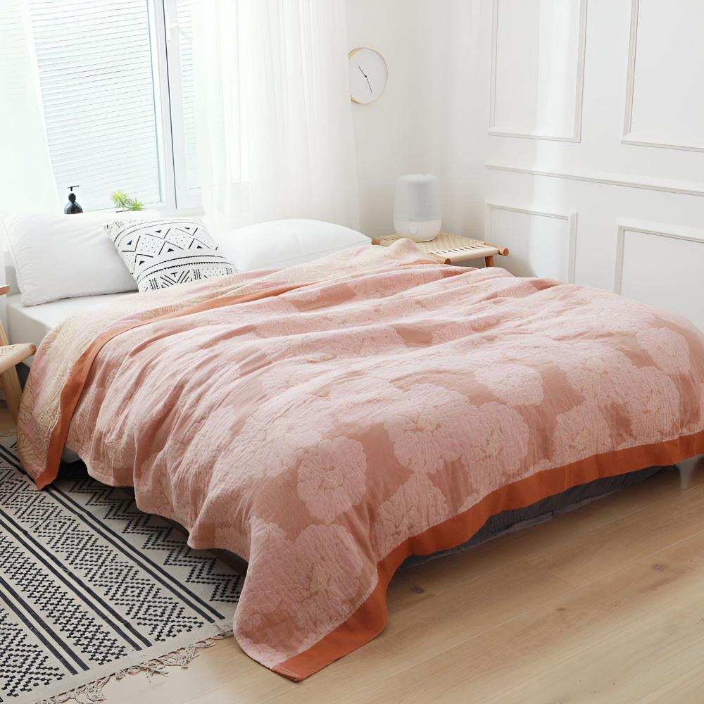 Botanical Bliss Cotton Gauze Blanket