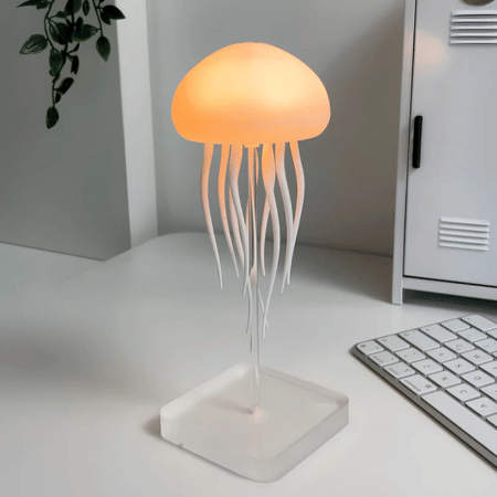 LED Jellyfish Table Lamp With Colour Changing Light