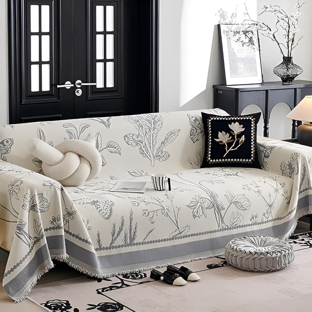 Botanical Elegance Couch Cover