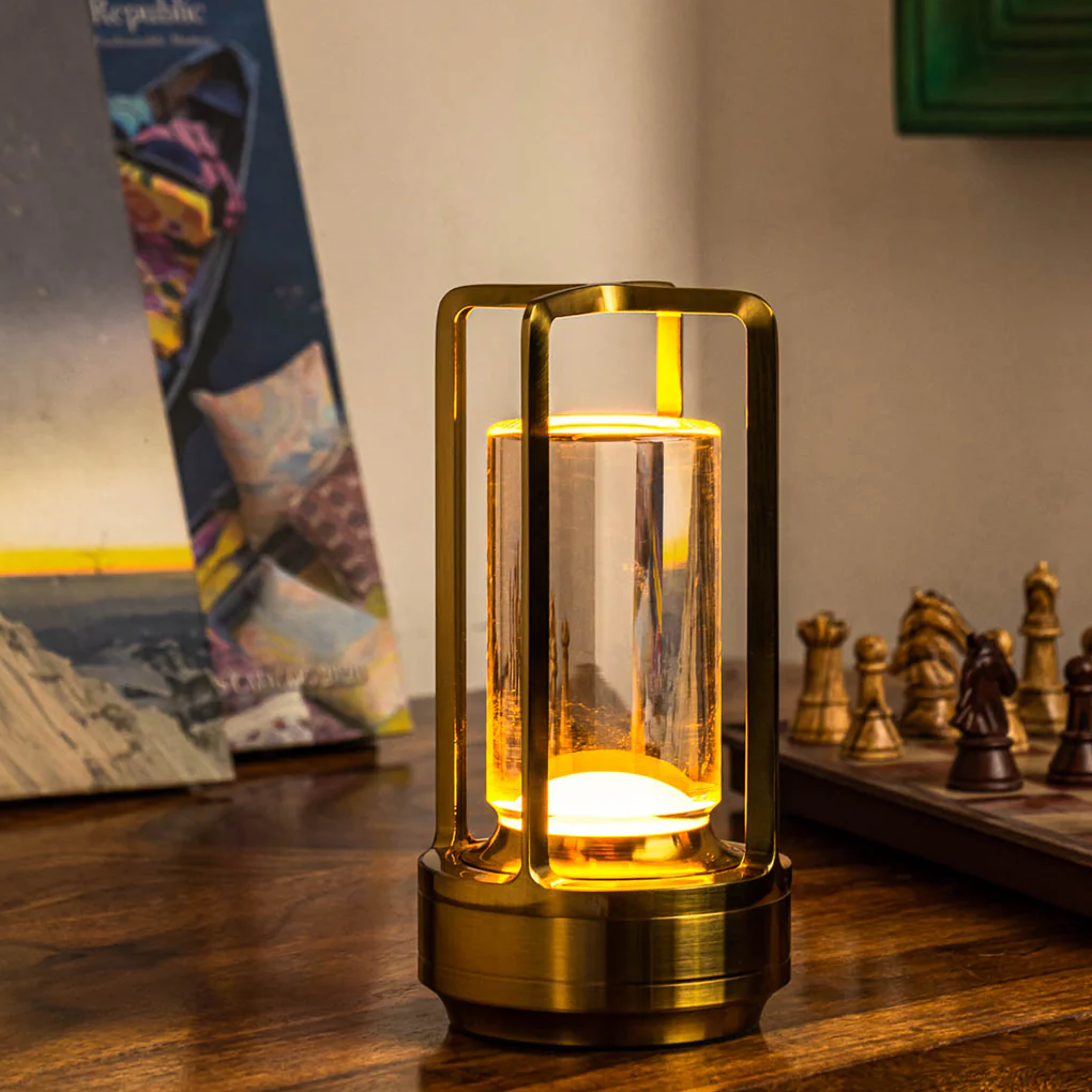Modern Wireless Lantern Desk Lamp