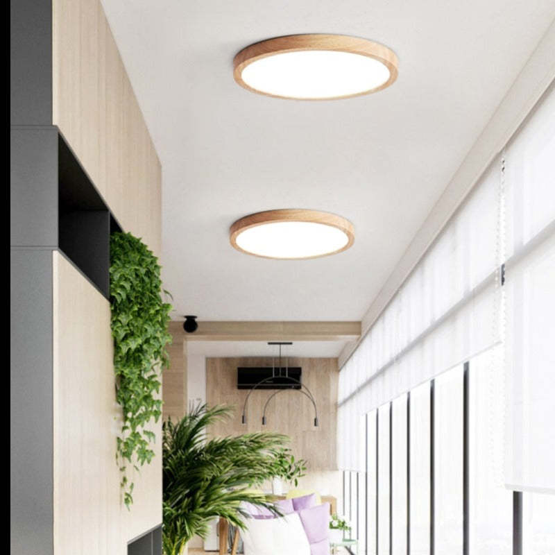 Japanese‑Inspired Ceiling Light Slim Round LED Design