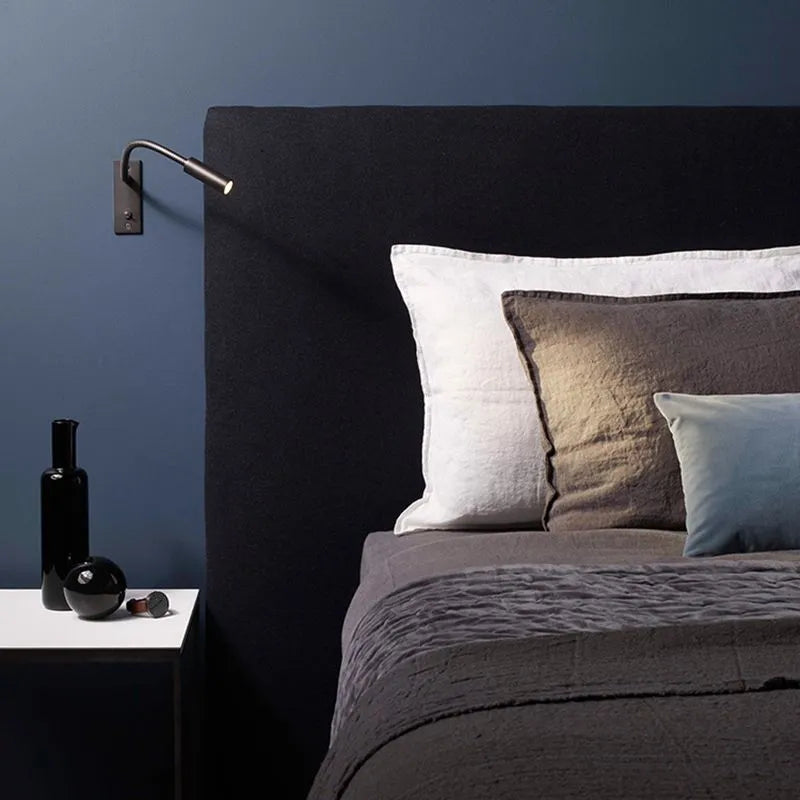 Adjustable LED Wall Reading Light Flexible Bedside Spotlight Lamp