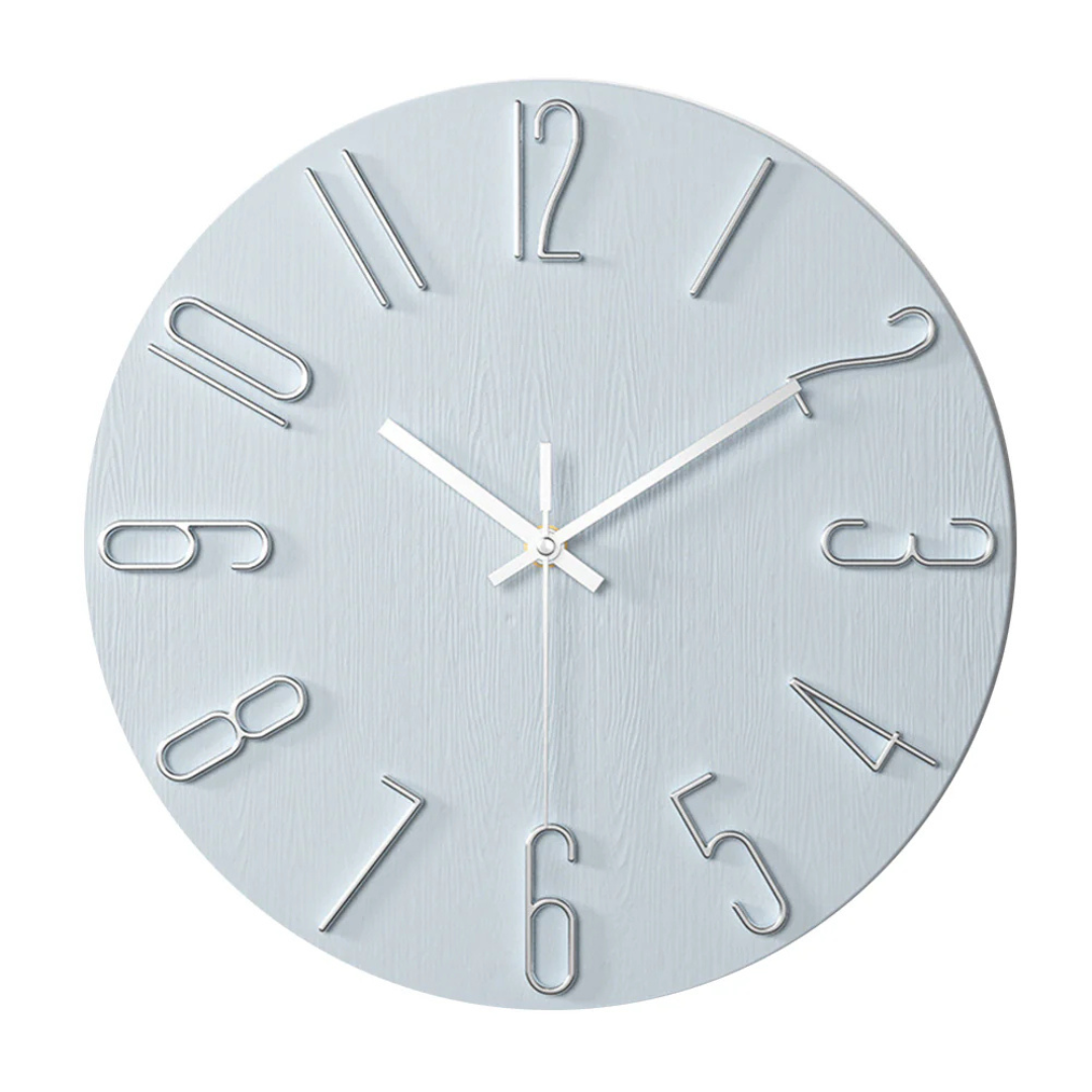 Noble Modern Wall Clock | Minimalist Gold Design