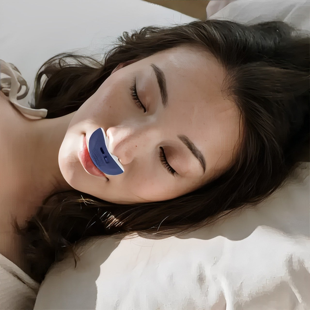 Compact Apnea Silent Sleep Aid Device Portable Night Breathing Support