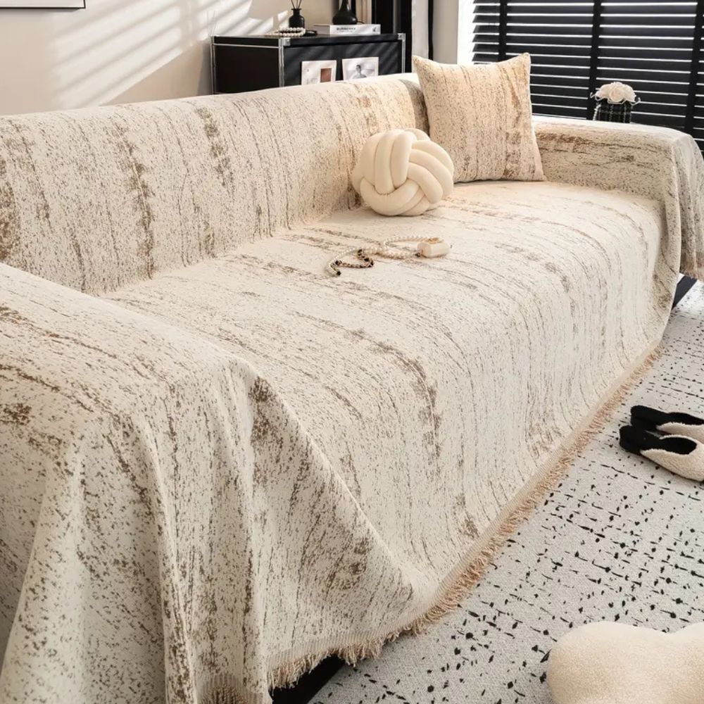 Almond Crest Couch Cover
