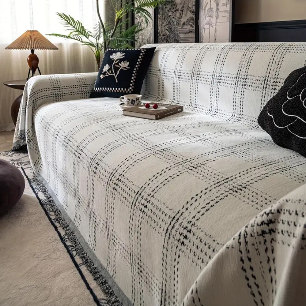 Chesterfield Plaid Couch Cover