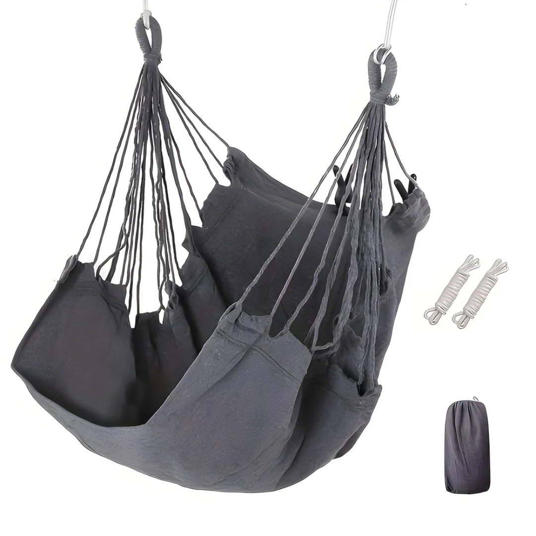 Hanging Hammock Chair Cotton Rope Swing Seat Outdoor