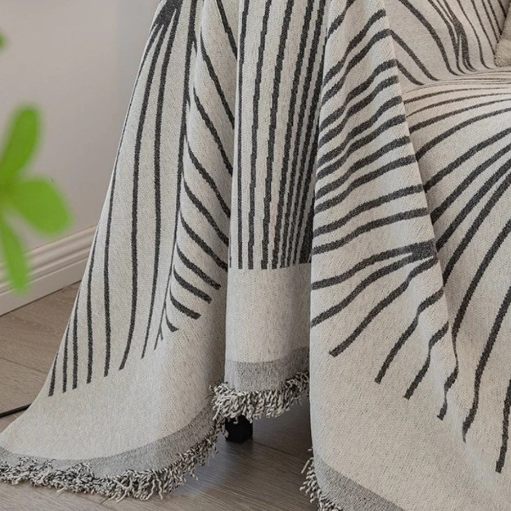 Calista Wave Chenille Couch Cover