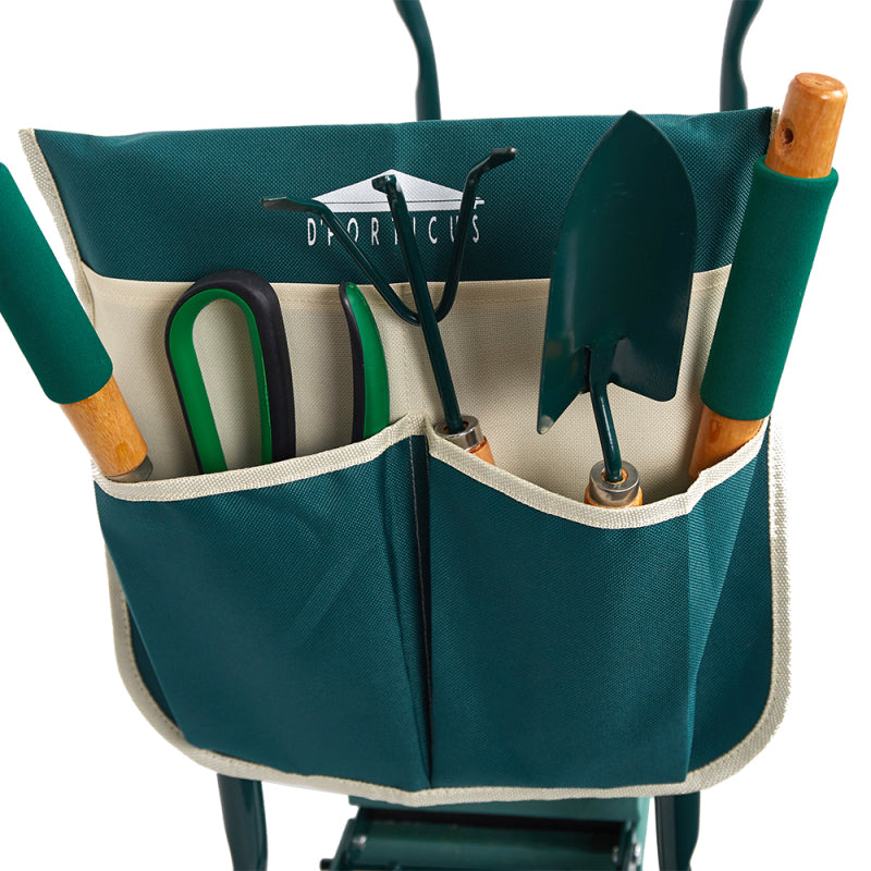 Garden Kneeler and Seat Folding Bench with Handles