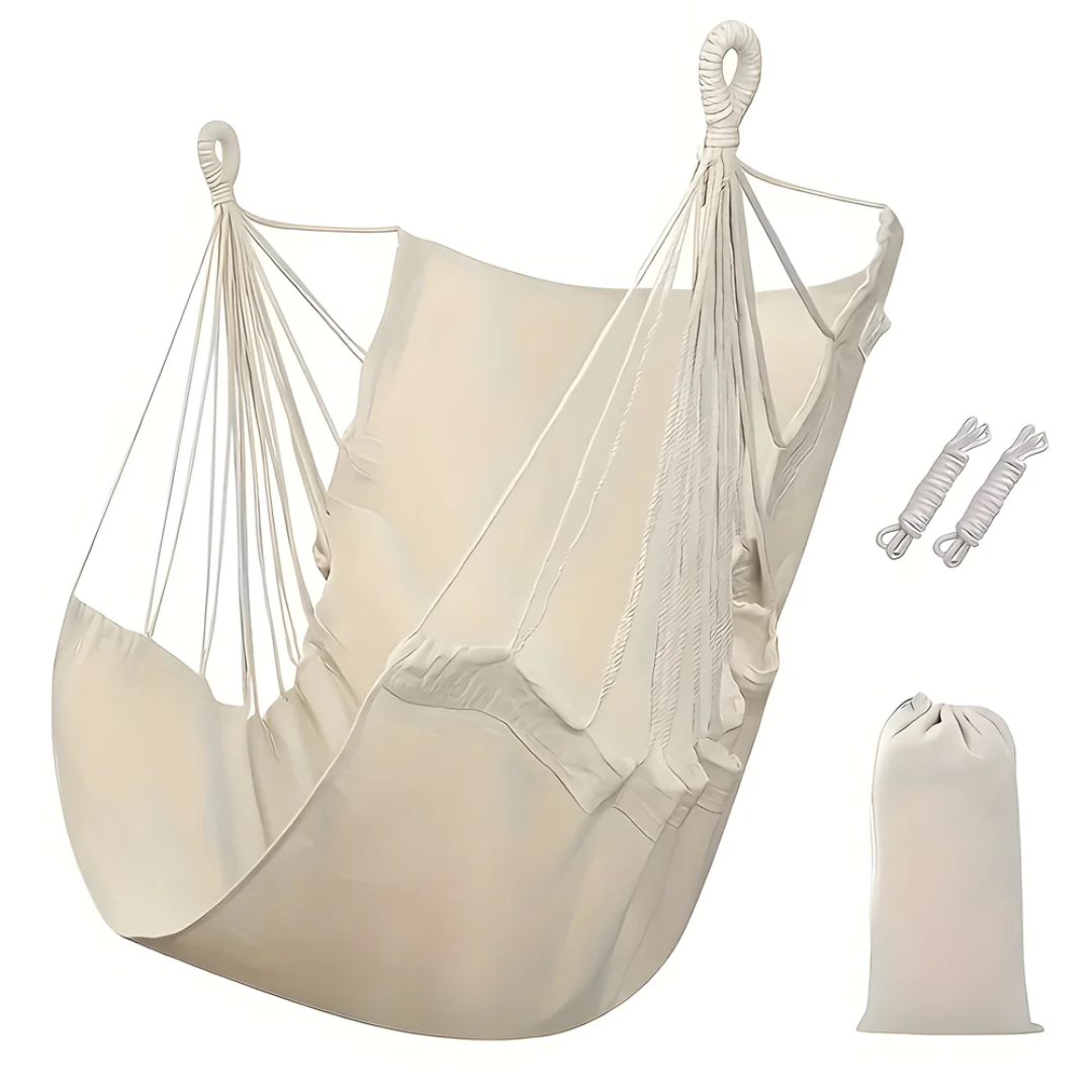 Hanging Hammock Chair Cotton Rope Swing Seat Outdoor
