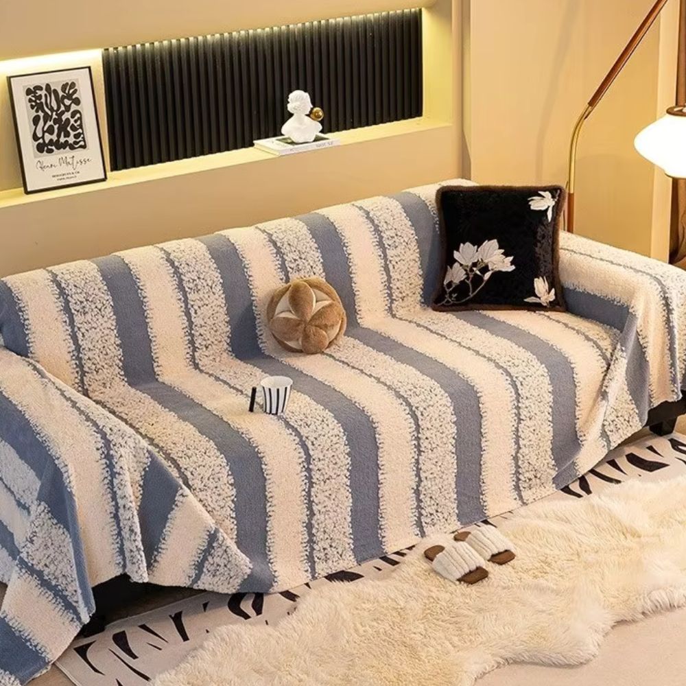 Striped Haven Couch Cover