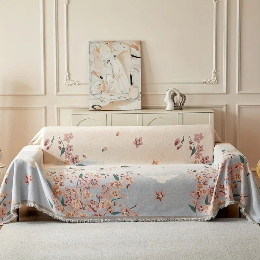 Amara Floral Reversible Couch Cover