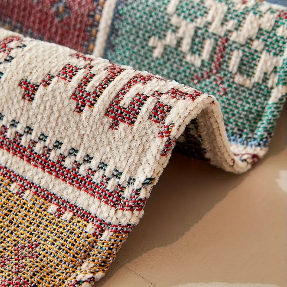 Geneva Boho Knitted Couch Cover