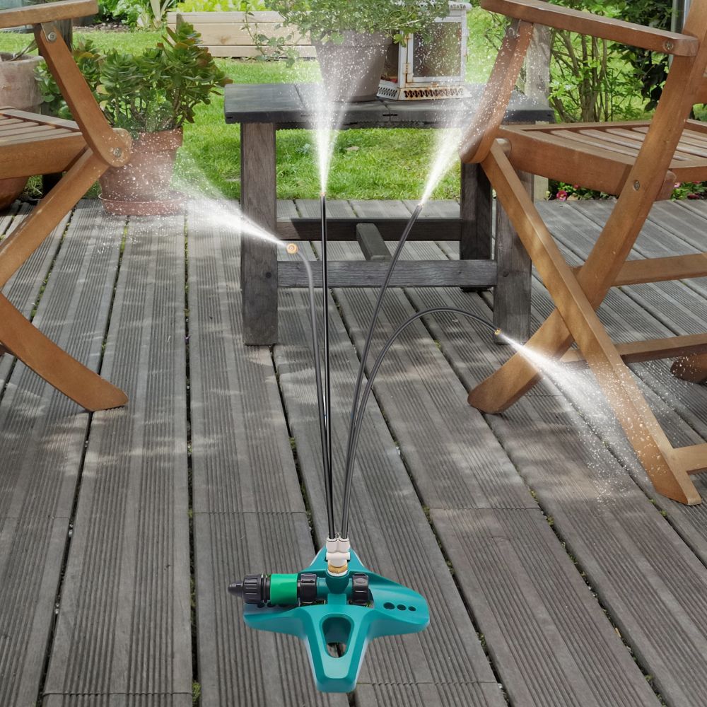 Outdoor Misting System Freestanding Patio Cooling Spray Device