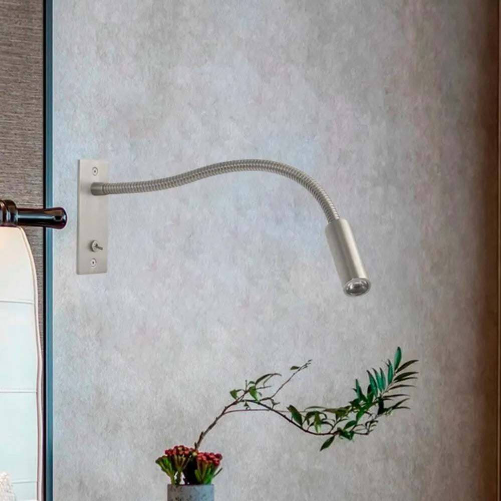 Adjustable LED Wall Reading Light Flexible Bedside Spotlight Lamp