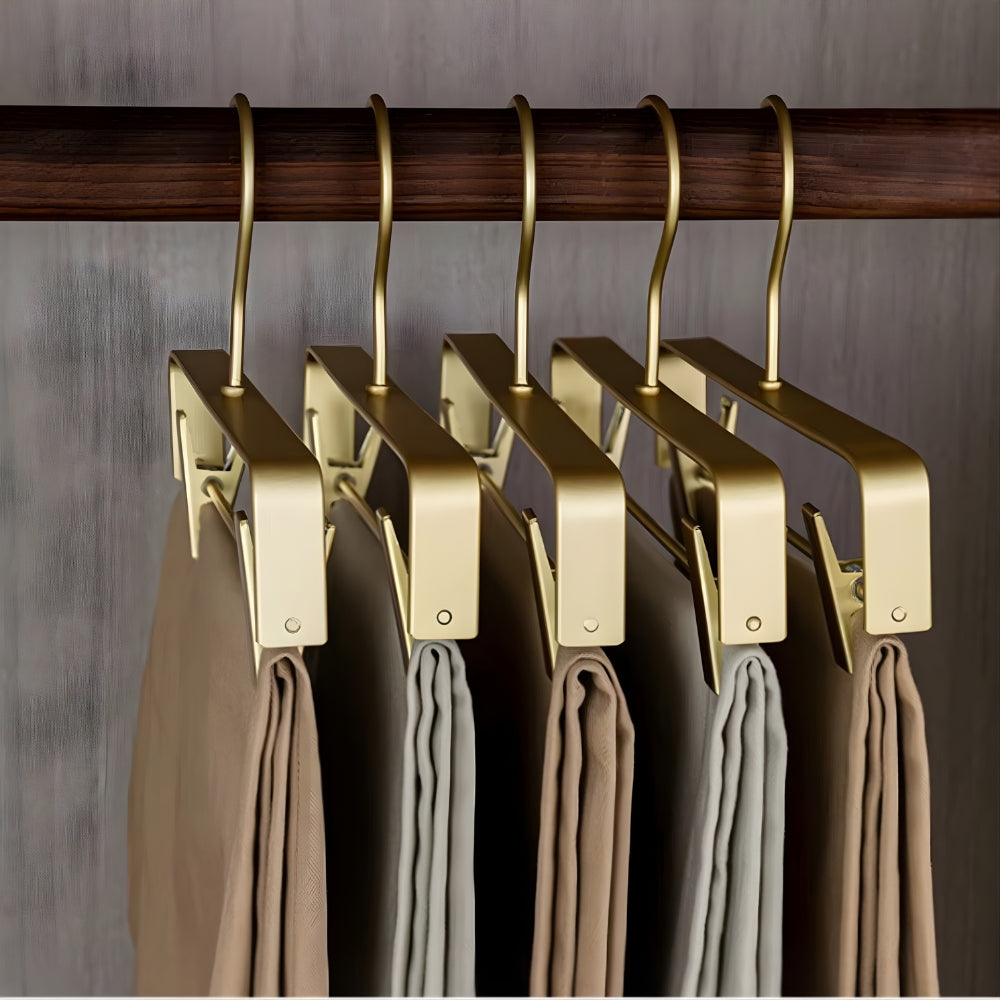 Aluminum Alloy Pants Clip Hanger | 5pcs Set