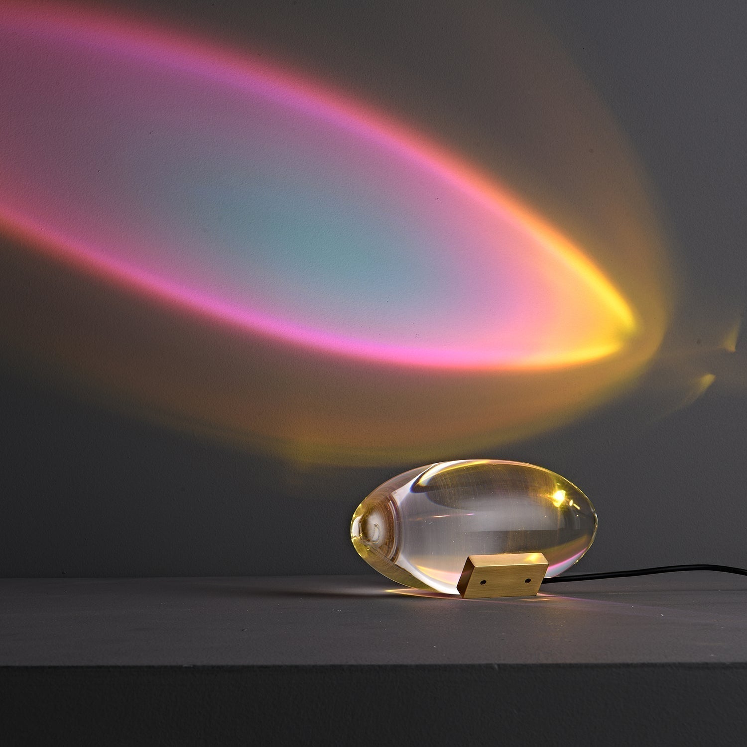 Crystal Glow Mood Table Lamp