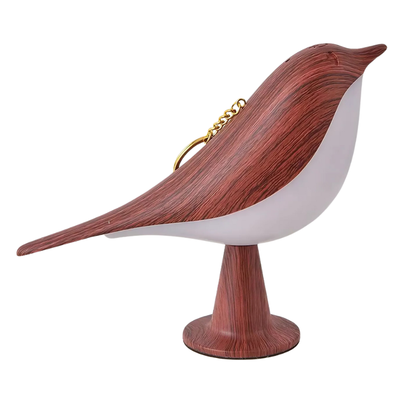 Wood Look Bird Night Light with Soft Glow and Aroma Function