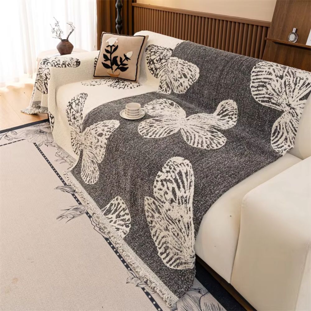 Butterfly Loom Couch Cover