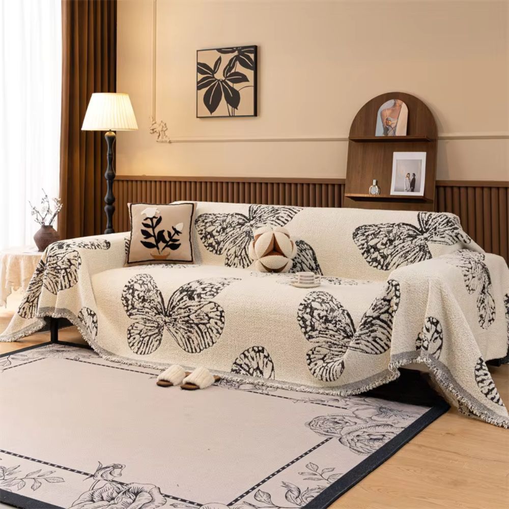 Butterfly Loom Couch Cover
