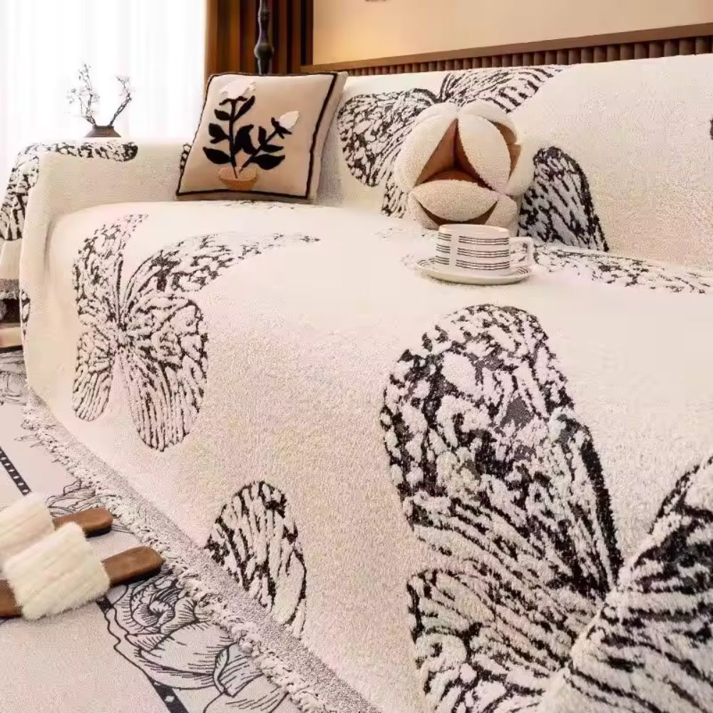 Butterfly Loom Couch Cover