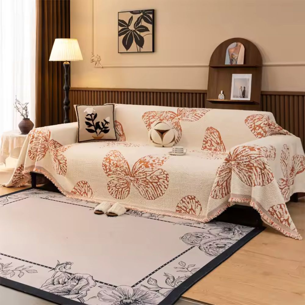 Butterfly Loom Couch Cover