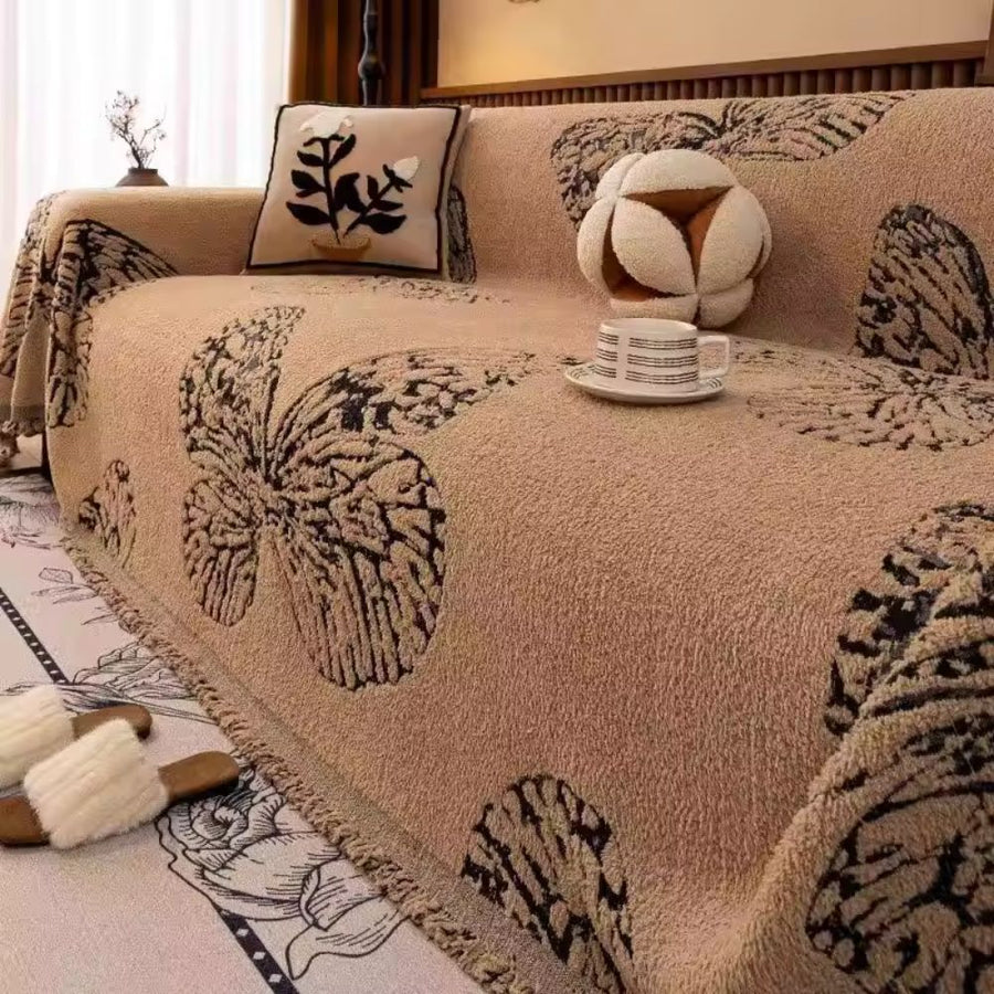 Butterfly Loom Couch Cover