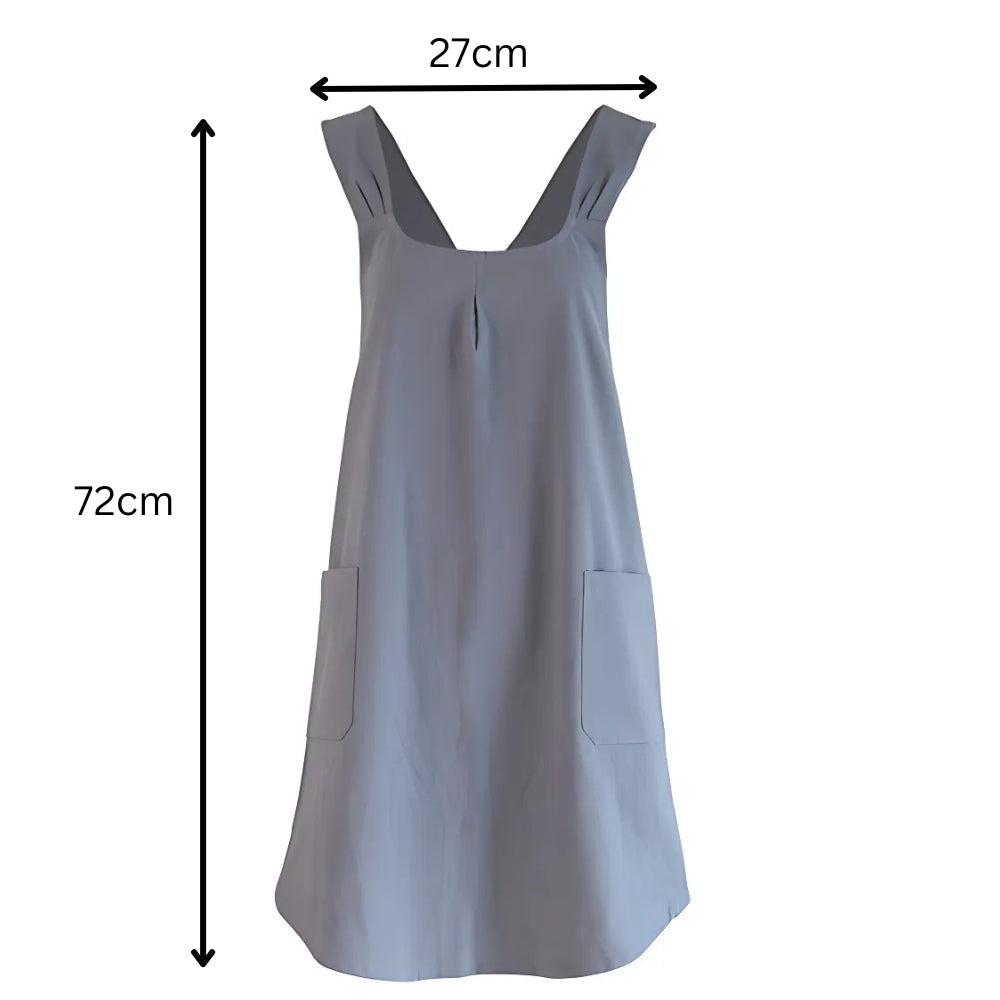 Cross‑Back Apron Dress Korean‑Inspired Minimalist Style