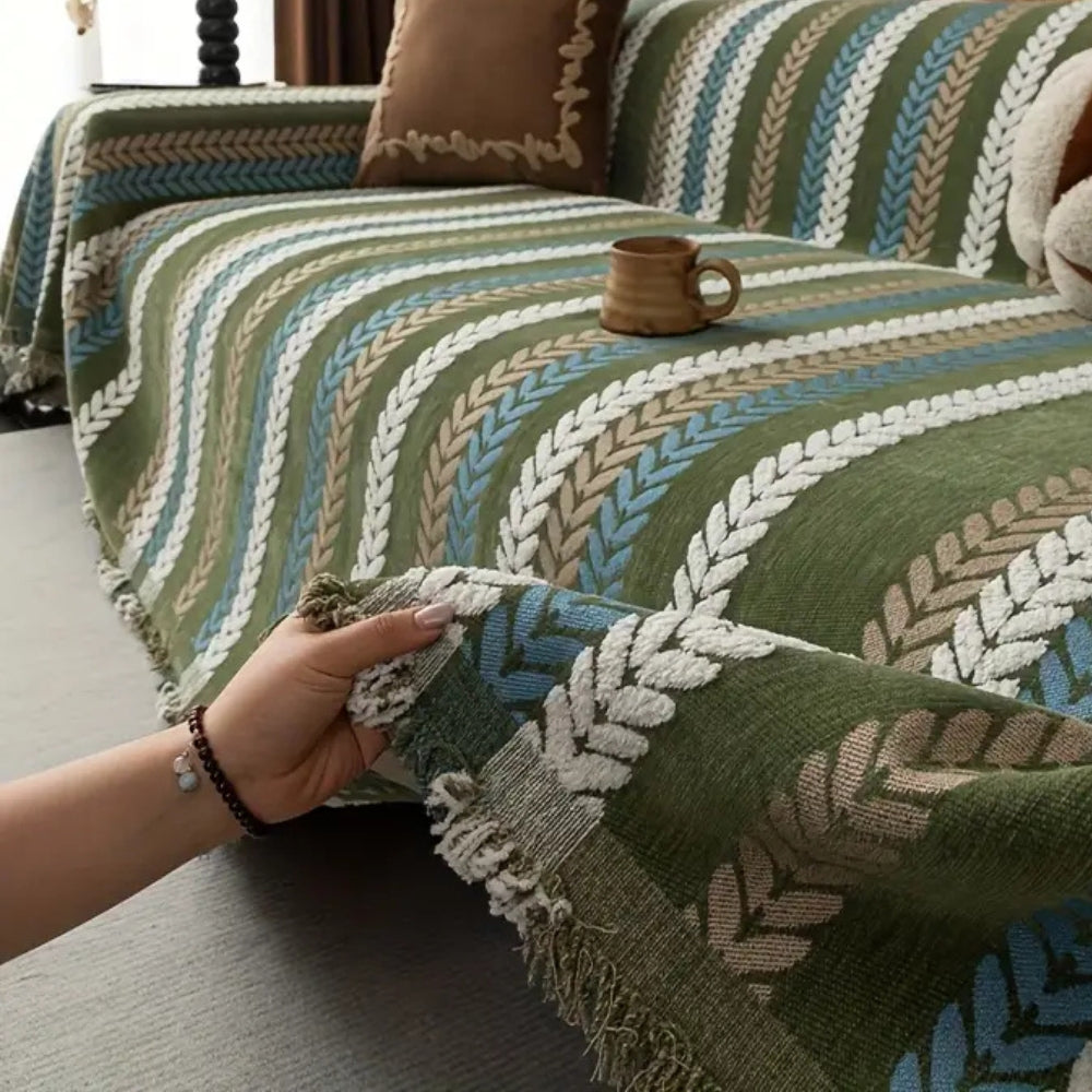 Cascade Stripe Couch Cover