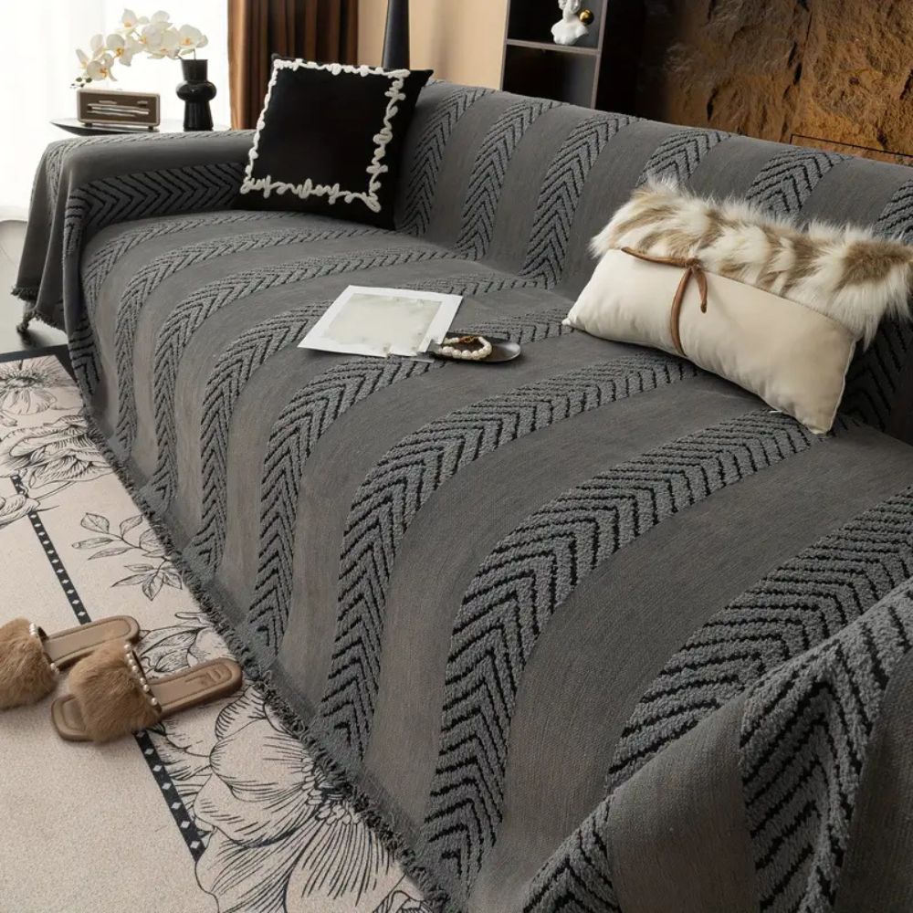 Chevron Echo Line Couch Cover