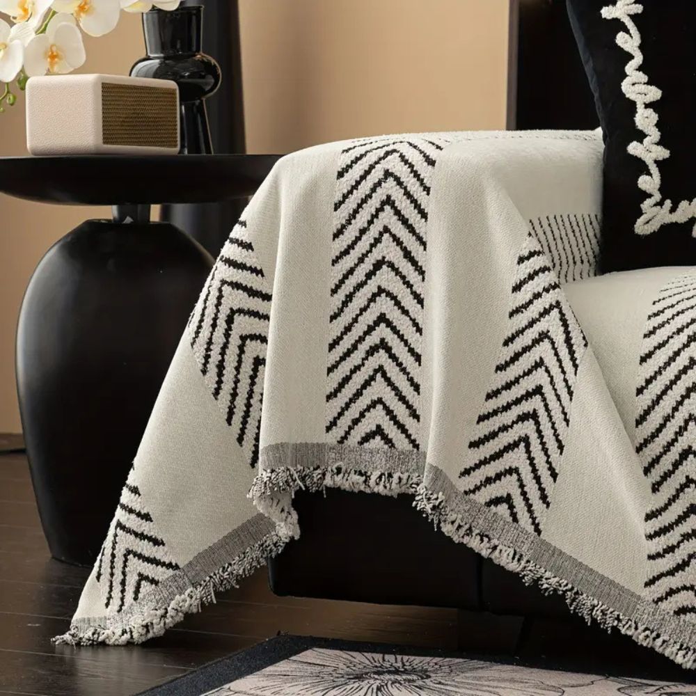 Chevron Echo Line Couch Cover