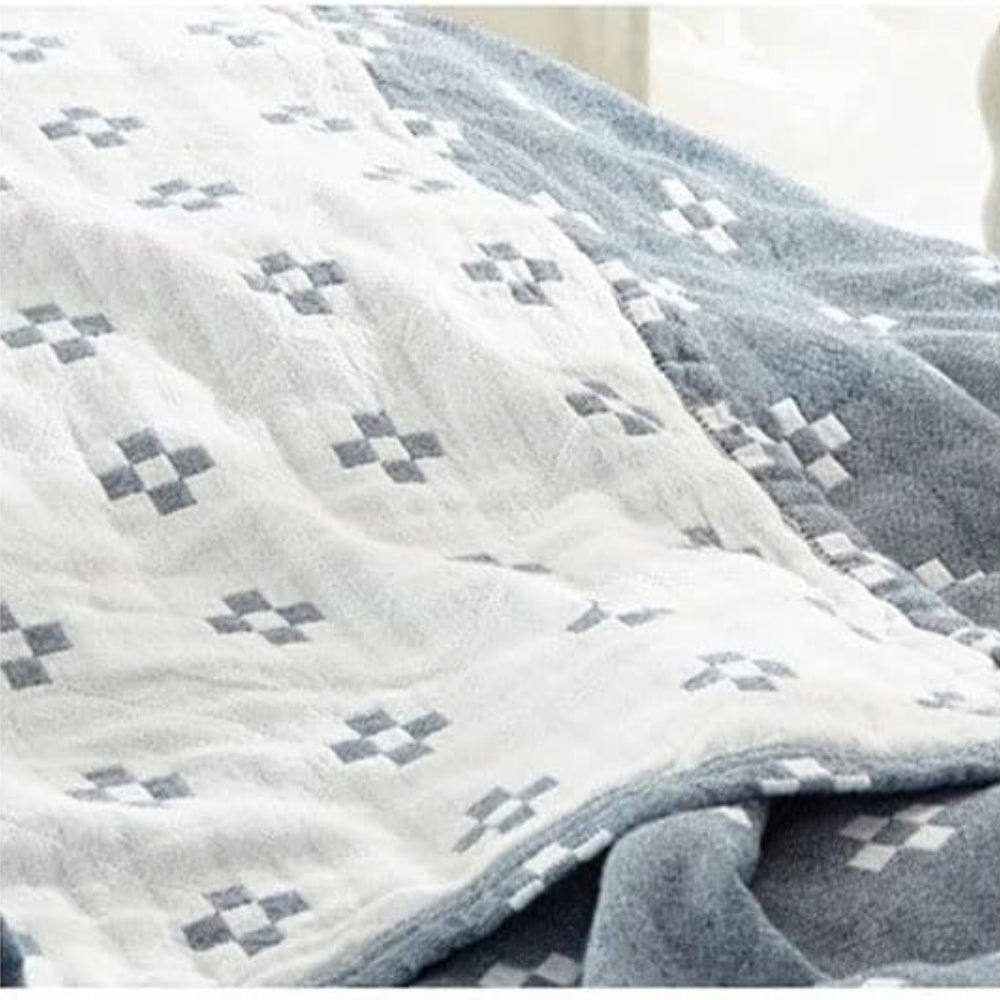 Diamond Dot Comfort Cotton Blanket