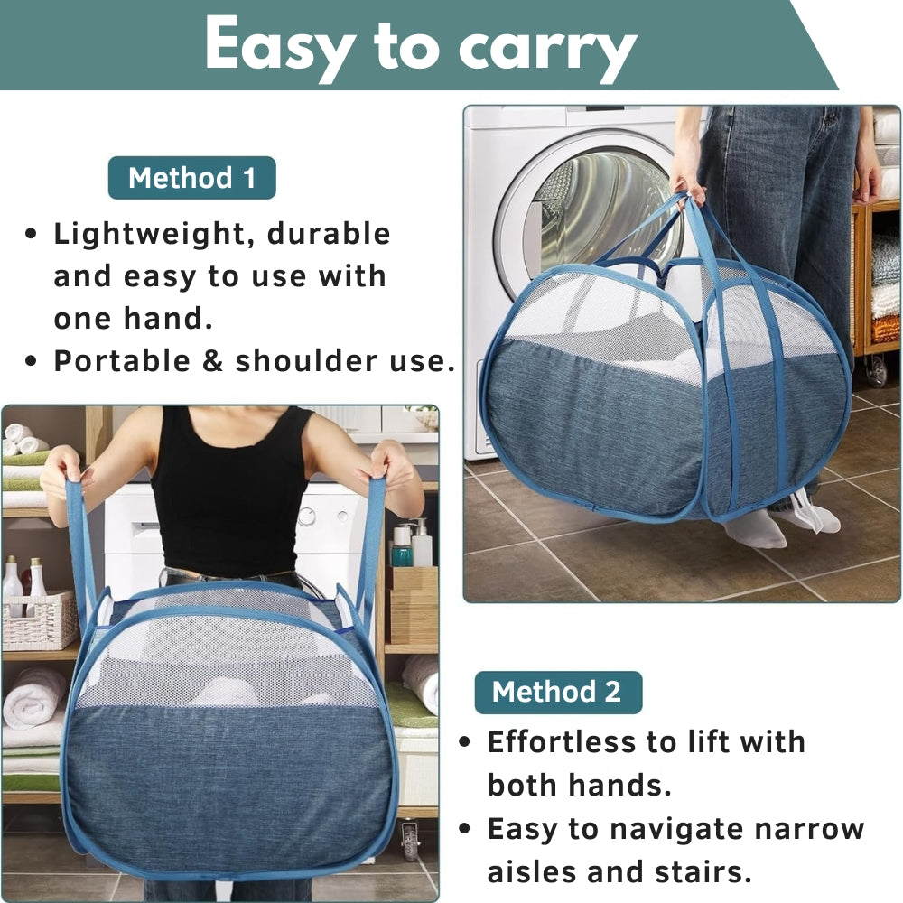 Easy Move Carry Laundry Basket