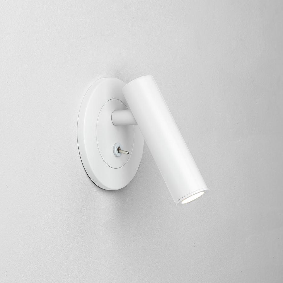 Adjustable Metal Wall Reading Lamp with Cylindrical Head