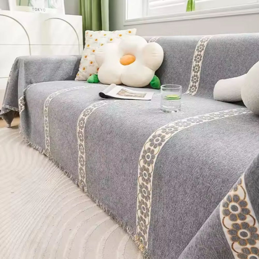 Flourish Leaf Couch Cover
