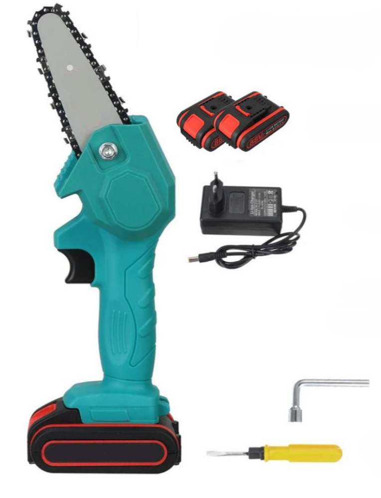 Cordless Mini Chainsaw Battery Powered Handheld Chain Saw